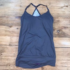 Roxy Open Back Athletic Tank Top